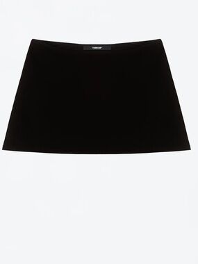 Tankair Black Mini Skirt — Sleek A-Line Style